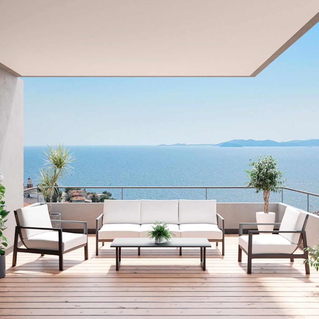 Cómo decorar una terraza estrecha y alargada