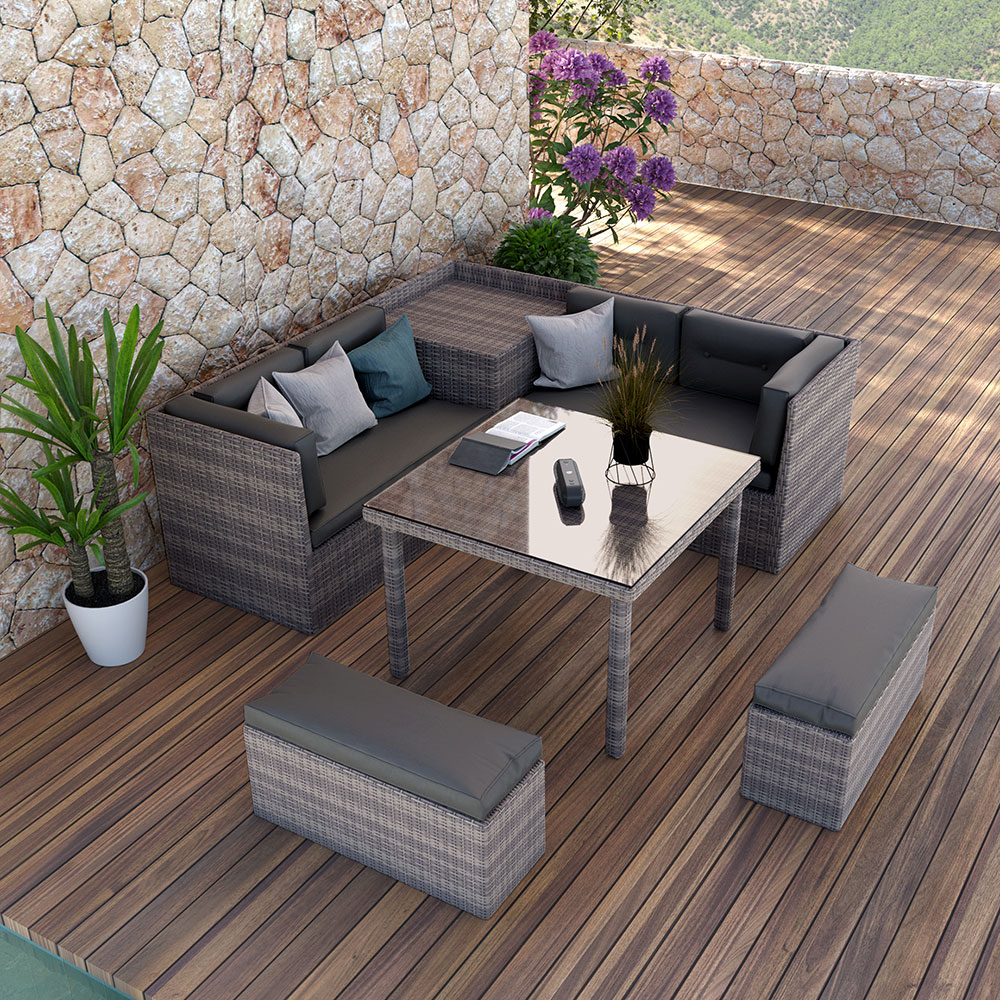 Ideas terraza estrecha y larga