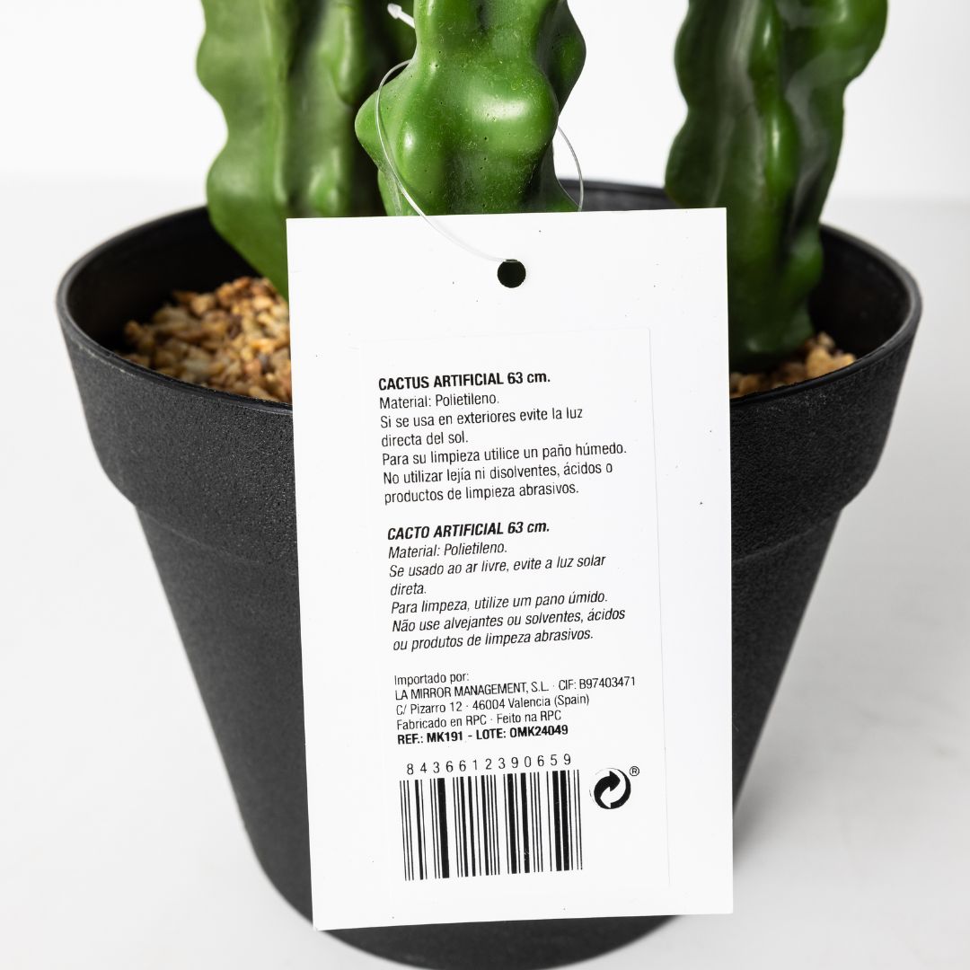 MK191 CARTEL CACTUS FLORES 63CM