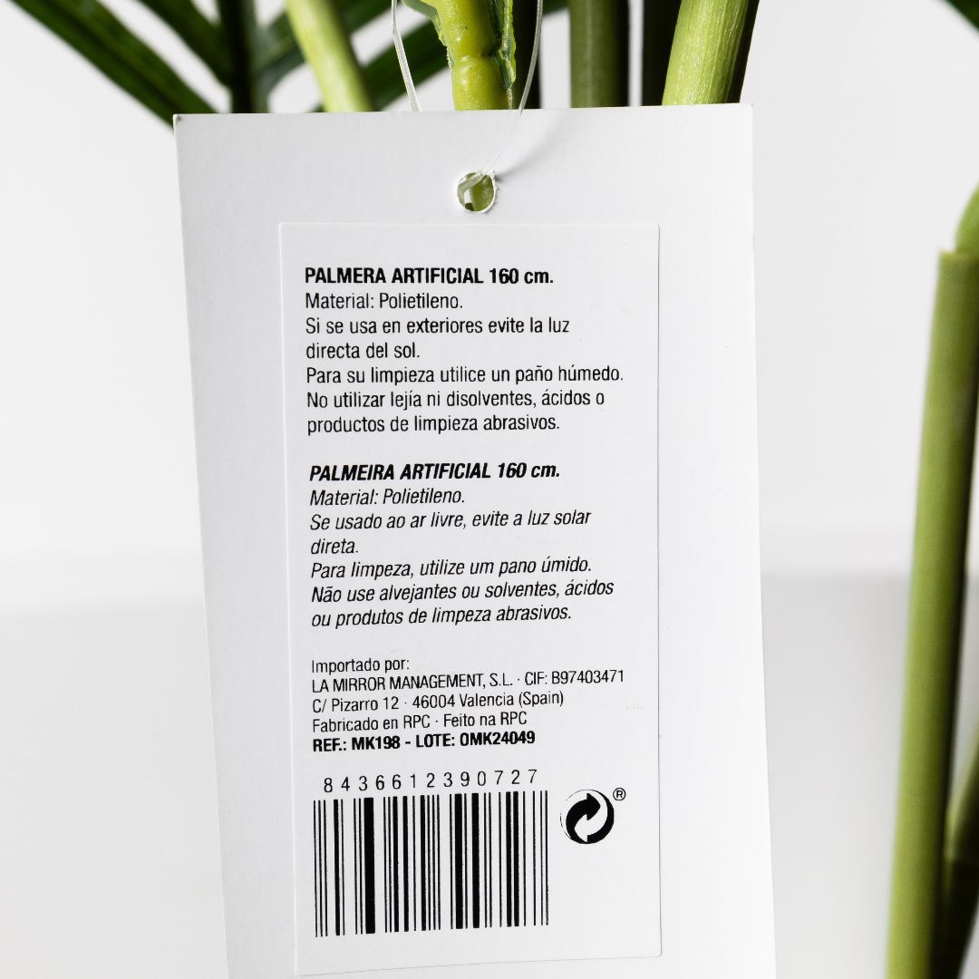 MK198 PALMERA 160CM(ETQ)