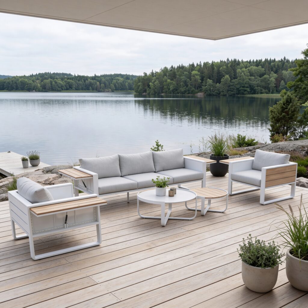 Decoración de jardines modernos