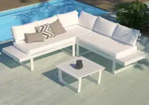 Zona chill out de piscina