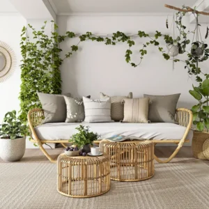 Zona de relax en el jardín