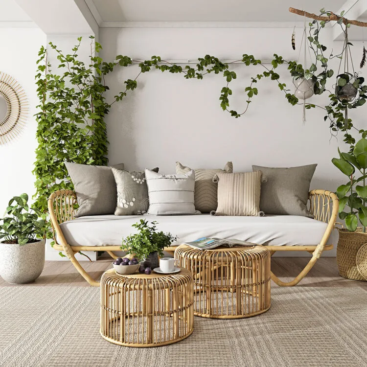 Zona de relax en el jardín